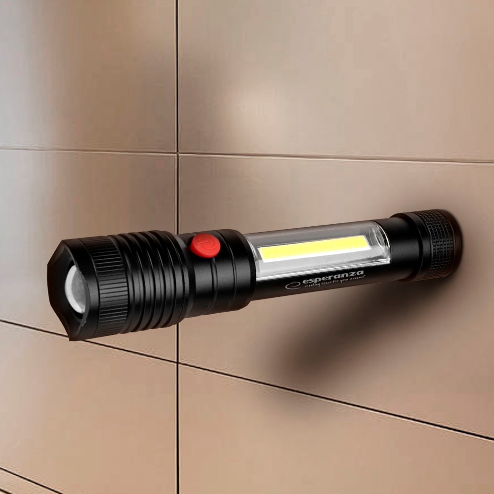 Ručna svjetiljka ESPERANZA EOT069 (LED, 2500 lm, domet svjetlosti 100 m, 3 W, 4 x AAA)-9