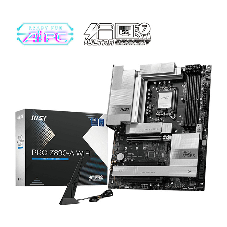 Motherboard MSI PRO Z890-A WIFI Intel Z890 LGA 1851 ATX-1