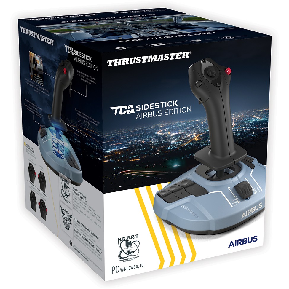 Joystick THRUSTMASTER TCA Sidestick Airbus edition Black, Blue USB-6