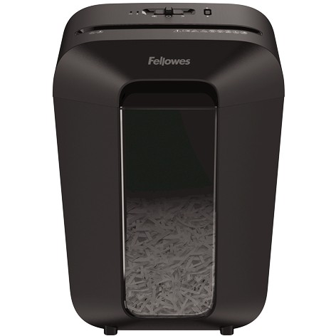 Univerzalni uništivač papira FELLOWES LX70 (Crna, 18L, uništavanje kreditnih kartica, 11 listova po prolazu, križno rezanje, garancija 24 mjeseca)-0