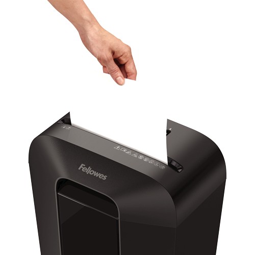Univerzalni uništivač papira FELLOWES LX70 (Crna, 18L, uništavanje kreditnih kartica, 11 listova po prolazu, križno rezanje, garancija 24 mjeseca)-2