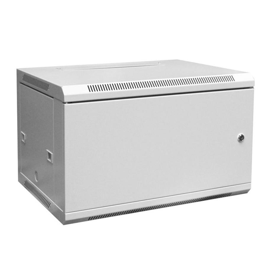 Mrežni ormar DIGITUS 19" 6U (zidni, 450mm dubine, metalna vrata, sivi)-4