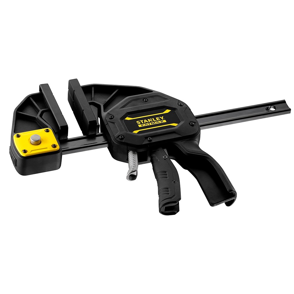 Stanley Tools FatMax XL Trigger Clamp 300mm, STA083239 The Stanley Tools FatMax XL Trigger Clamp has a tough, heat treated steel I beam bar that provides long lasting strength and durability. Fitted w-0