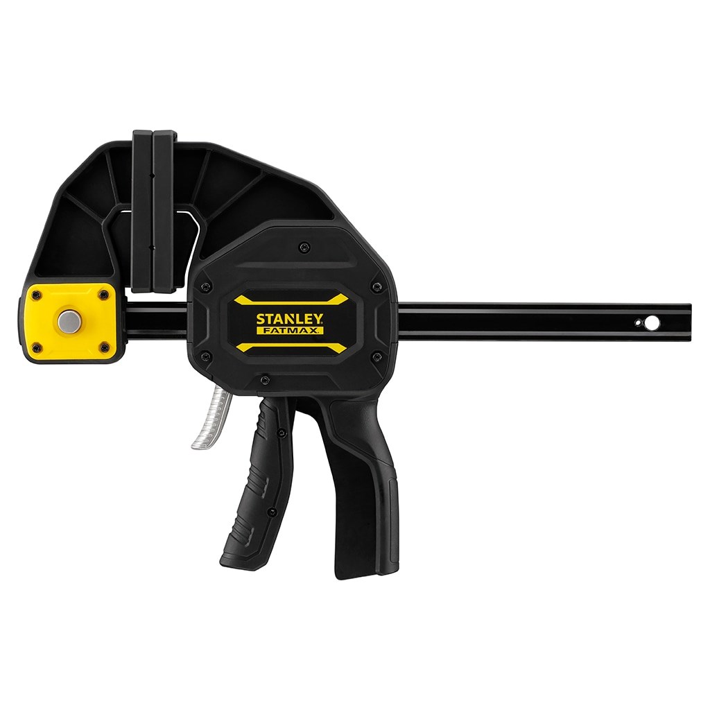 Stanley Tools FatMax XL Trigger Clamp 300mm, STA083239 The Stanley Tools FatMax XL Trigger Clamp has a tough, heat treated steel I beam bar that provides long lasting strength and durability. Fitted w-5