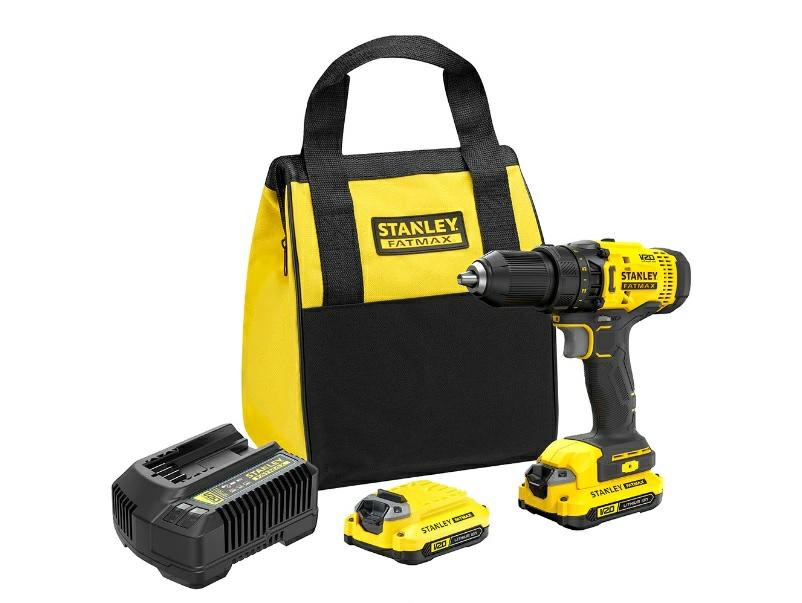 Akumulatorska bušilica-odvijač STANLEY FATMAX V20 SFMCD700C2S (18V, 50Nm, 2x 1.5Ah, torba)-0