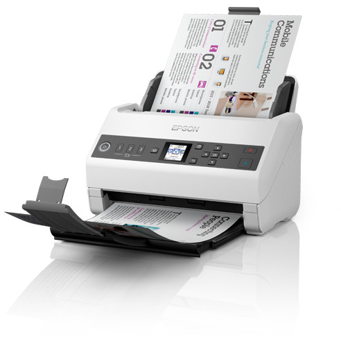 Skener EPSON DS-730N Sheet-fed scanner 600 x 600 DPI A4 Crna, Siva