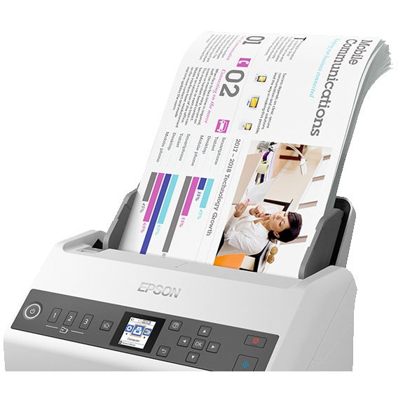 Skener EPSON DS-730N Sheet-fed scanner 600 x 600 DPI A4 Crna, Siva-2