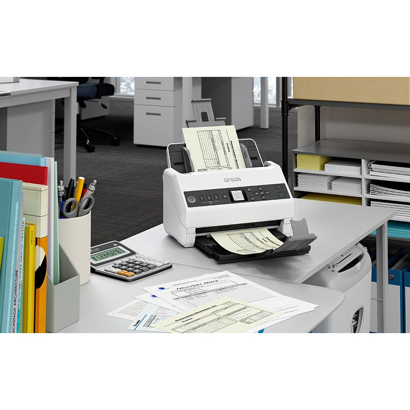 Skener EPSON DS-730N Sheet-fed scanner 600 x 600 DPI A4 Crna, Siva-4