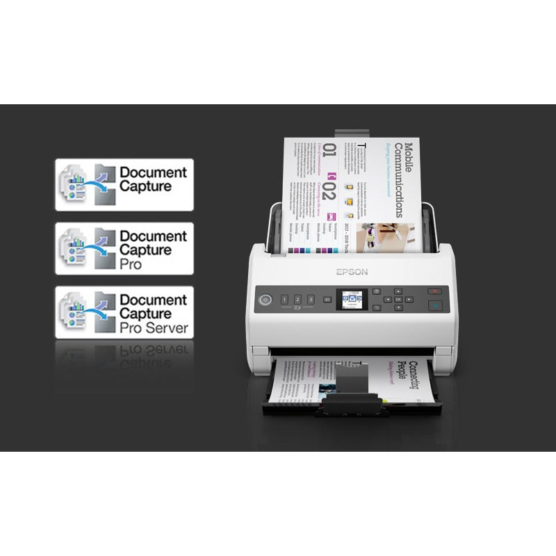 Skener EPSON DS-730N Sheet-fed scanner 600 x 600 DPI A4 Crna, Siva-5