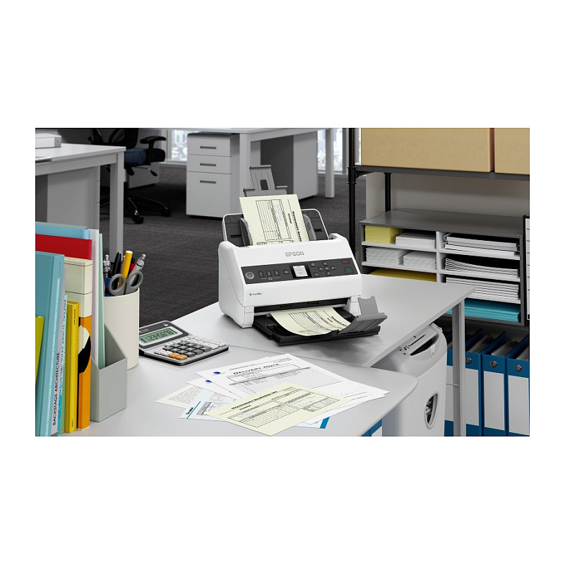 Skener EPSON DS-730N Sheet-fed scanner 600 x 600 DPI A4 Crna, Siva-8