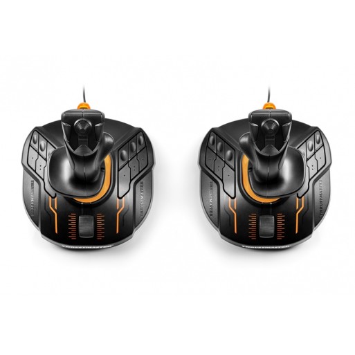 Thrustmaster T.16000M FCS SPACE SIM DUO Black, Orange USB Joystick Analogue / Digital PC-2