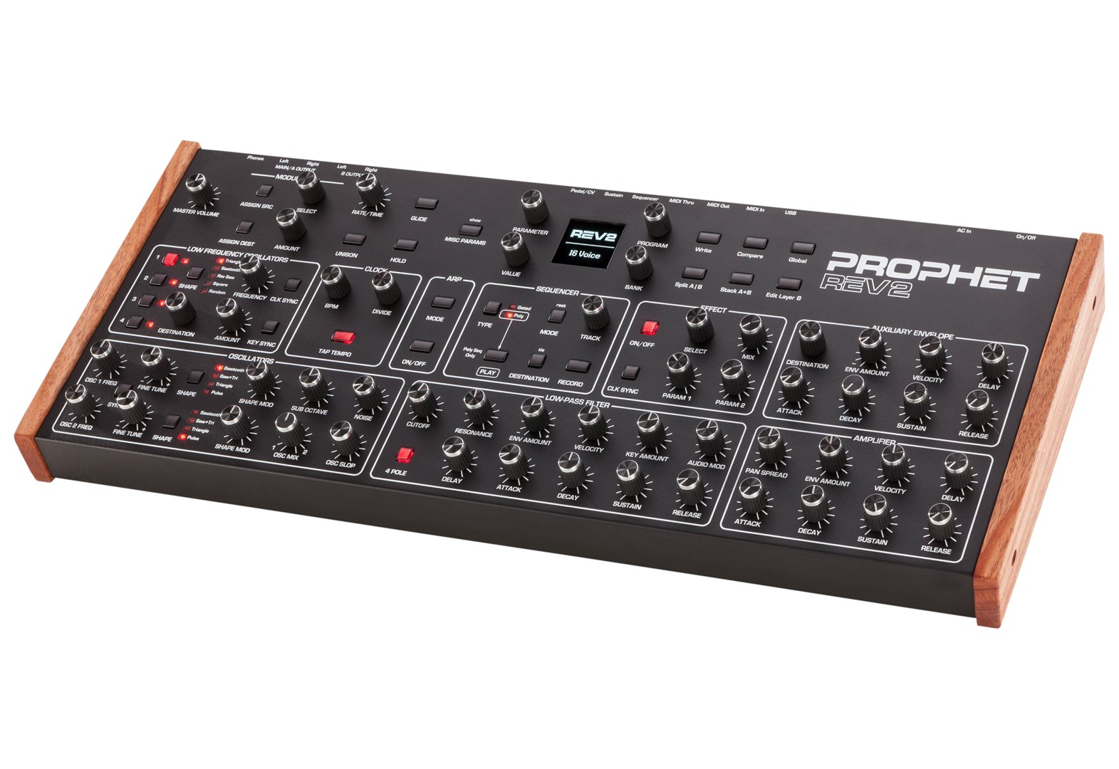 Sequential Prophet Rev2 Desktop 16-voice - polyphonic analogue synthesiser-2
