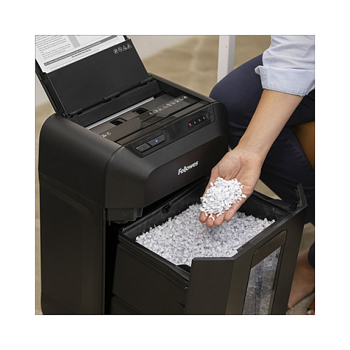 Uništavač papira FELLOWES Aktenvernichter AutoMax 80M (kapacitet 80 listova, sigurnosna razina P-4, težina 8.8 kg)-7