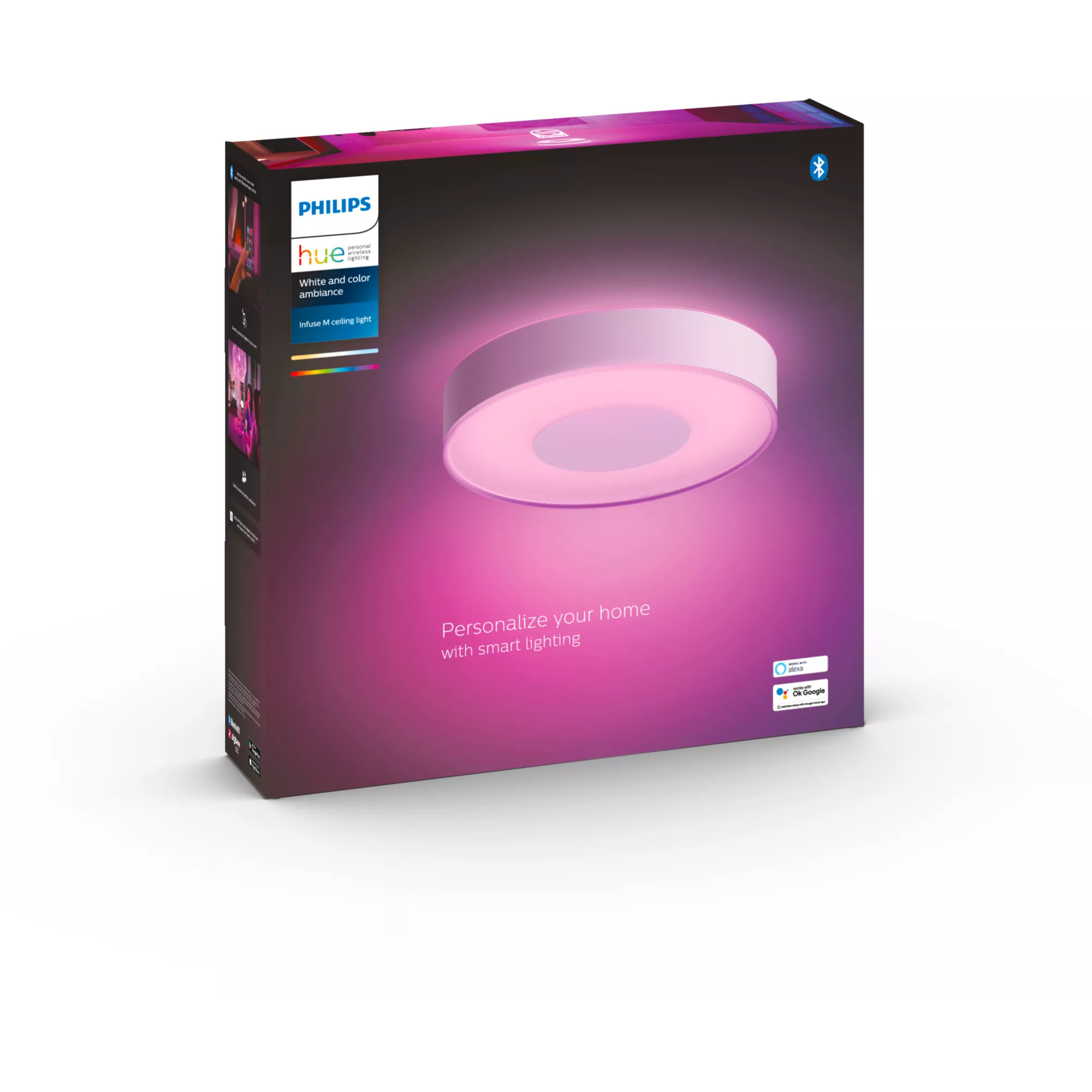 Lampa PHILIPS Hue White and colour ambience Infuse medium stropna-2