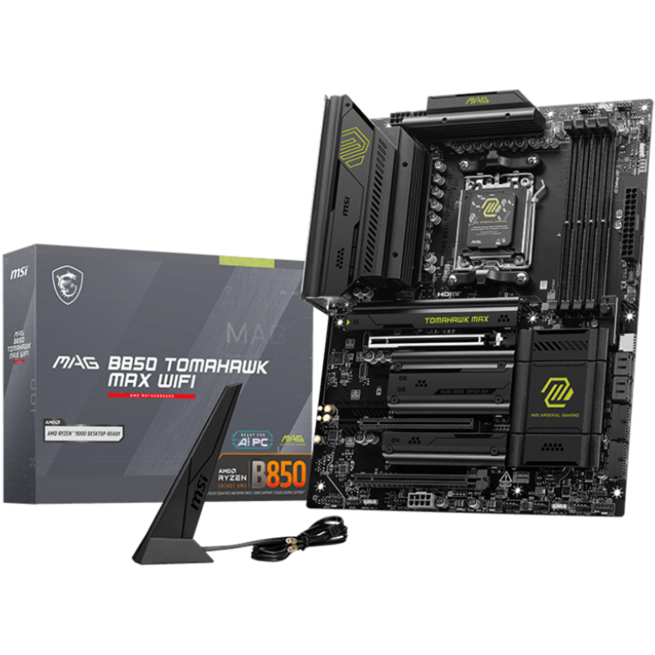 Motherboard MSI MAG B850 TOMAHAWK MAX WIFI Socket AM5 ATX