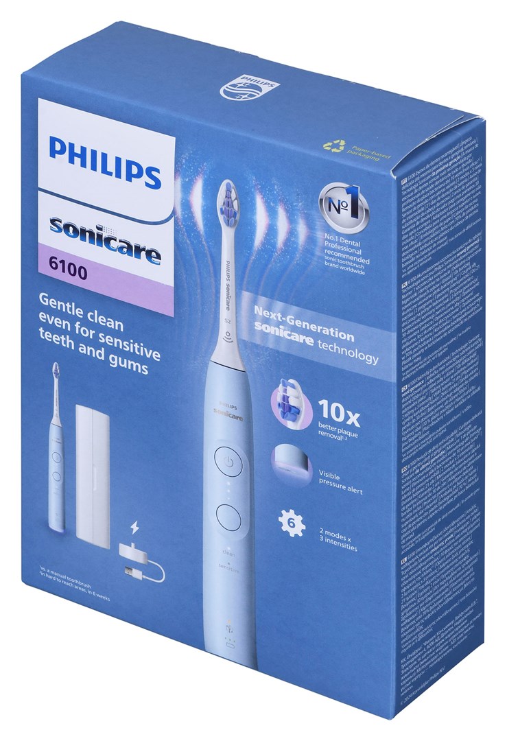 Električna zvučna četkica za zube PHILIPS Sonicare ProtectiveClean 6100 HX7406/02 plava boja-11