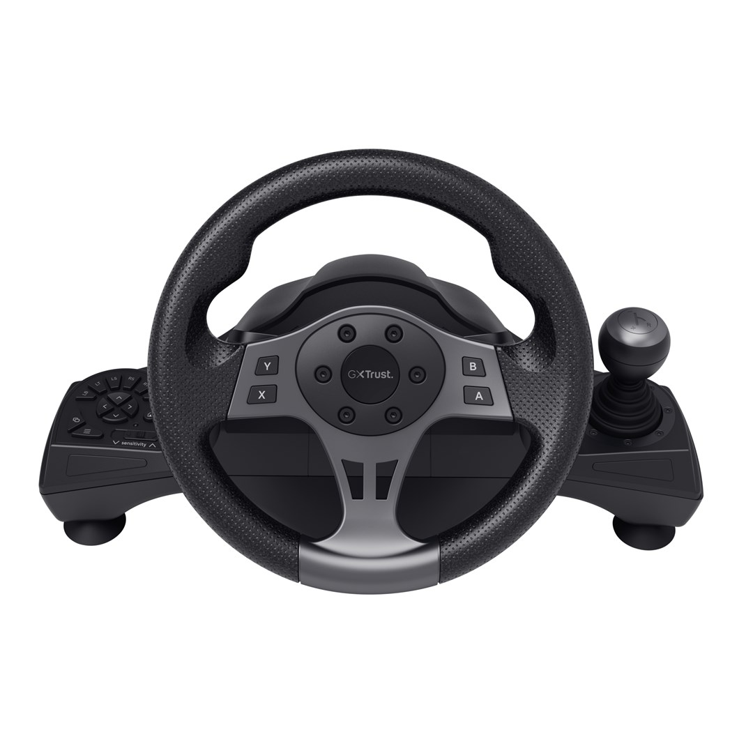 Volan TRUST GXT 289 Movi Black USB + Pedale za Nintendo Switch, PlayStation 4, Xbox One S, Xbox One X, Xbox Series S, Xbox Series X-10