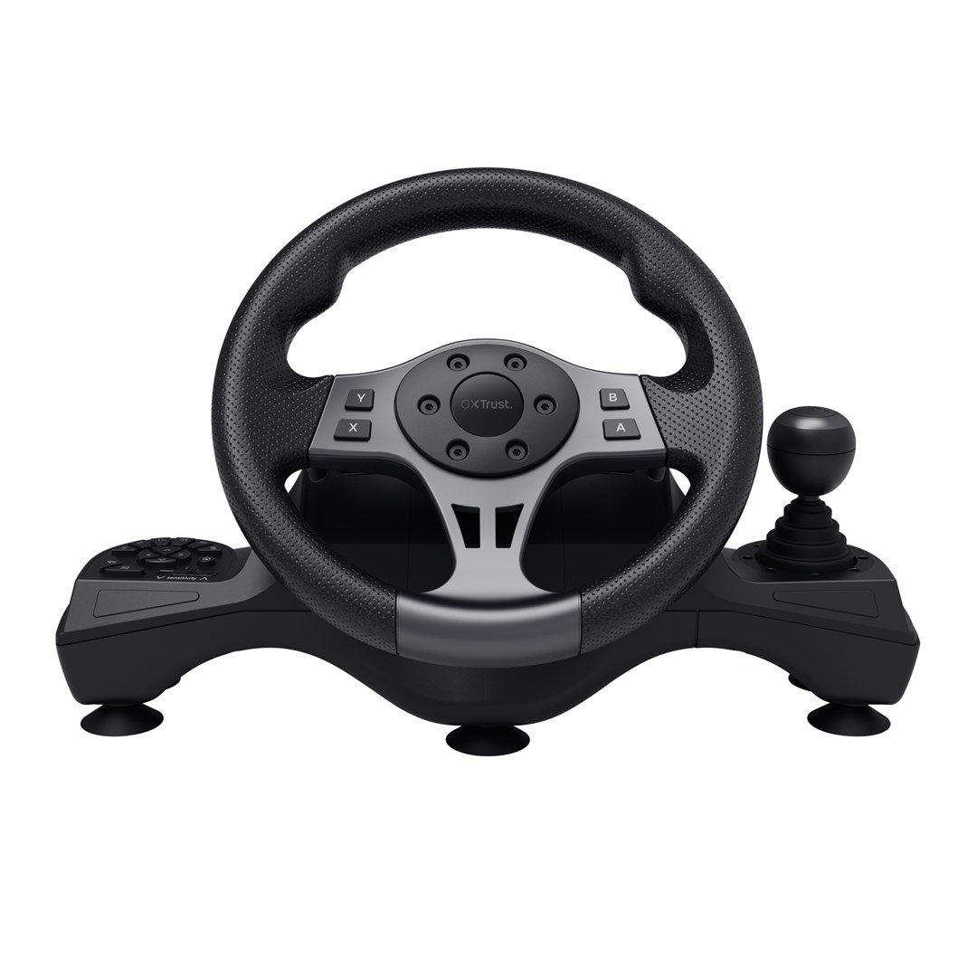 Volan TRUST GXT 289 Movi Black USB + Pedale za Nintendo Switch, PlayStation 4, Xbox One S, Xbox One X, Xbox Series S, Xbox Series X-0