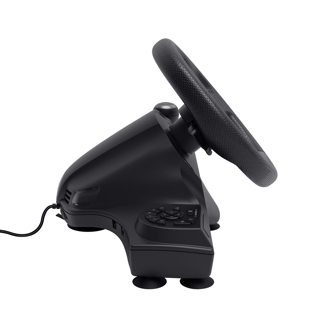 Volan TRUST GXT 289 Movi Black USB + Pedale za Nintendo Switch, PlayStation 4, Xbox One S, Xbox One X, Xbox Series S, Xbox Series X-3