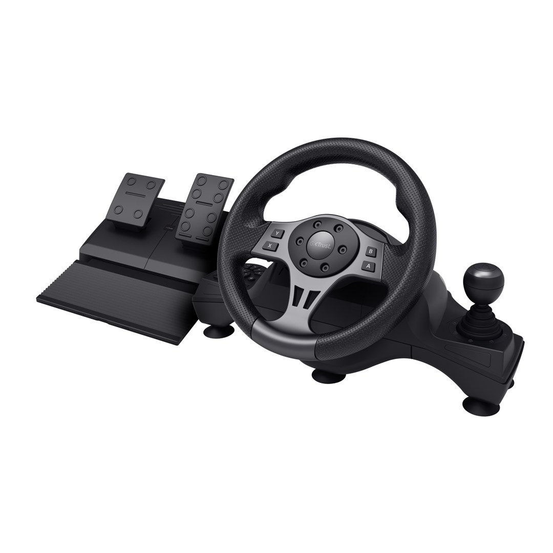 Volan TRUST GXT 289 Movi Black USB + Pedale za Nintendo Switch, PlayStation 4, Xbox One S, Xbox One X, Xbox Series S, Xbox Series X-6