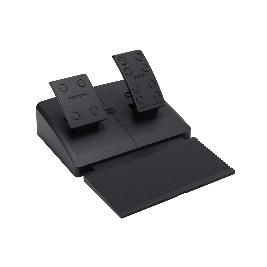 Volan TRUST GXT 289 Movi Black USB + Pedale za Nintendo Switch, PlayStation 4, Xbox One S, Xbox One X, Xbox Series S, Xbox Series X-9
