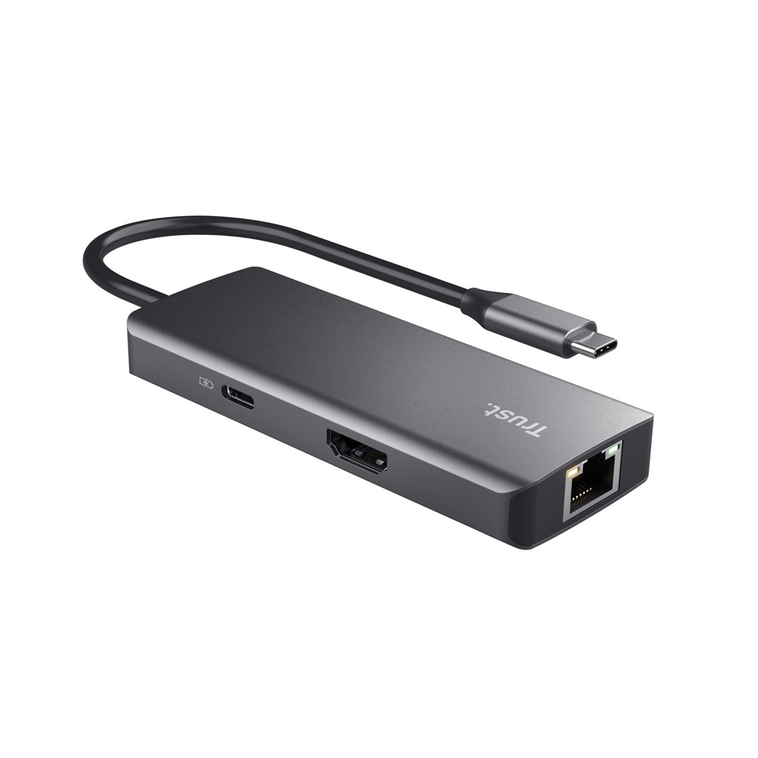 Adapter TRUST Dalyx USB Type-C 1000 Mbit/s Silver-3