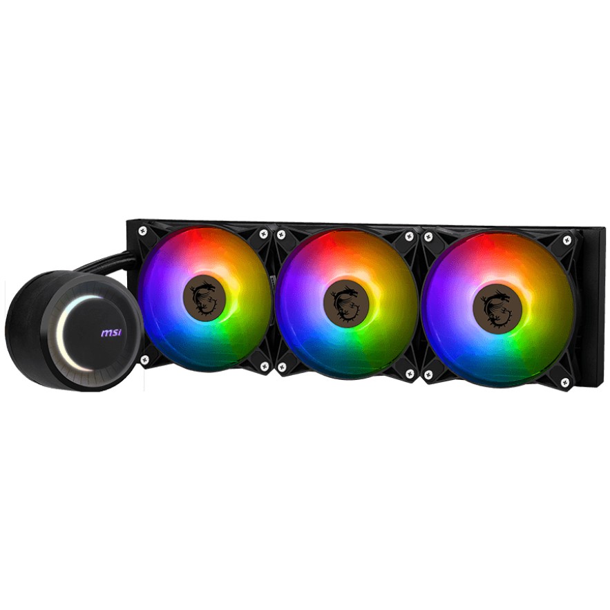 Hladnjak MSI MAG CoreLiquid E360 306-7ZW6E17-C2 (3 ventilatora, crna boja)-2