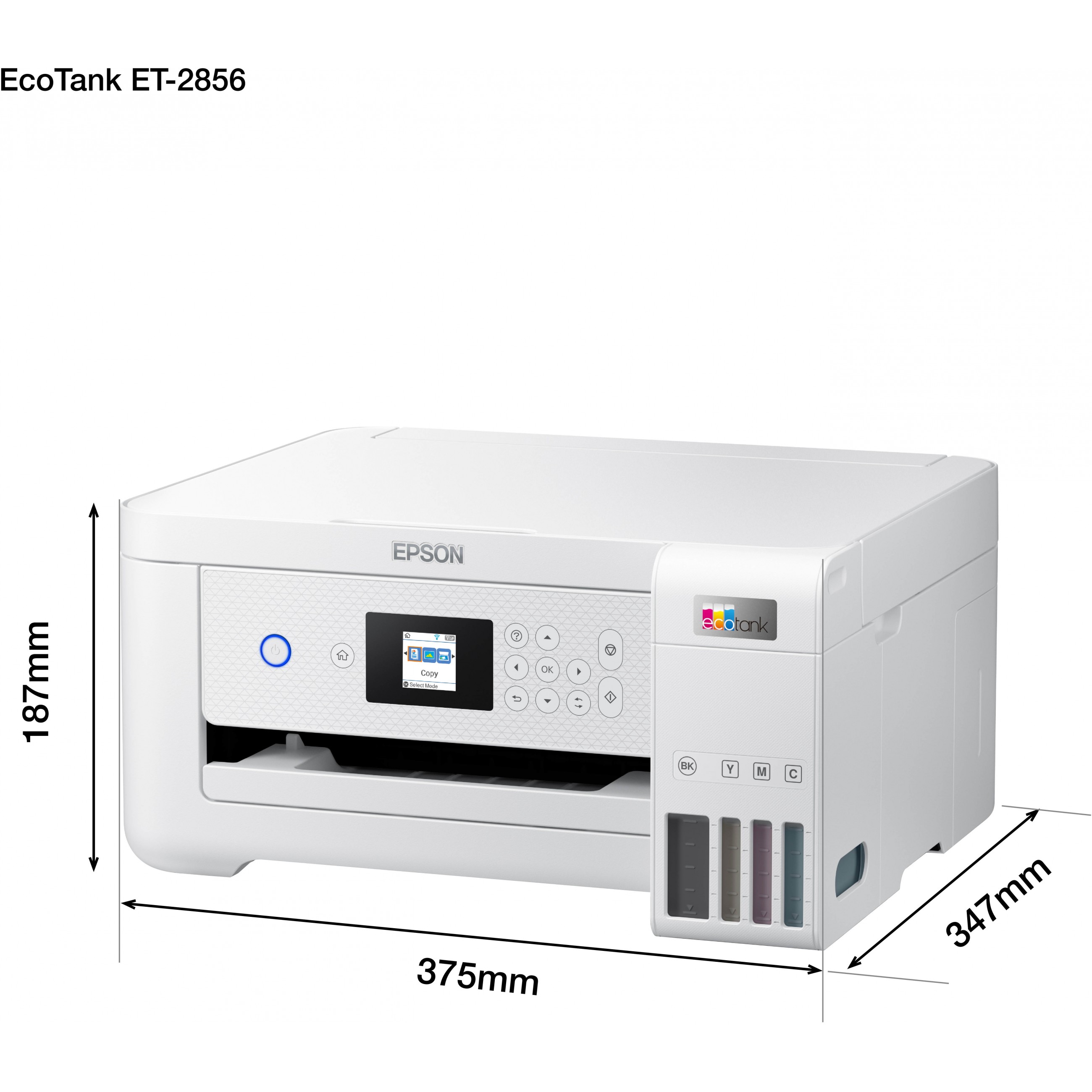 Inkjet pisač EPSON EcoTank ET-2856 A4 5760 x 1440 DPI 33 ppm Wi-Fi-5