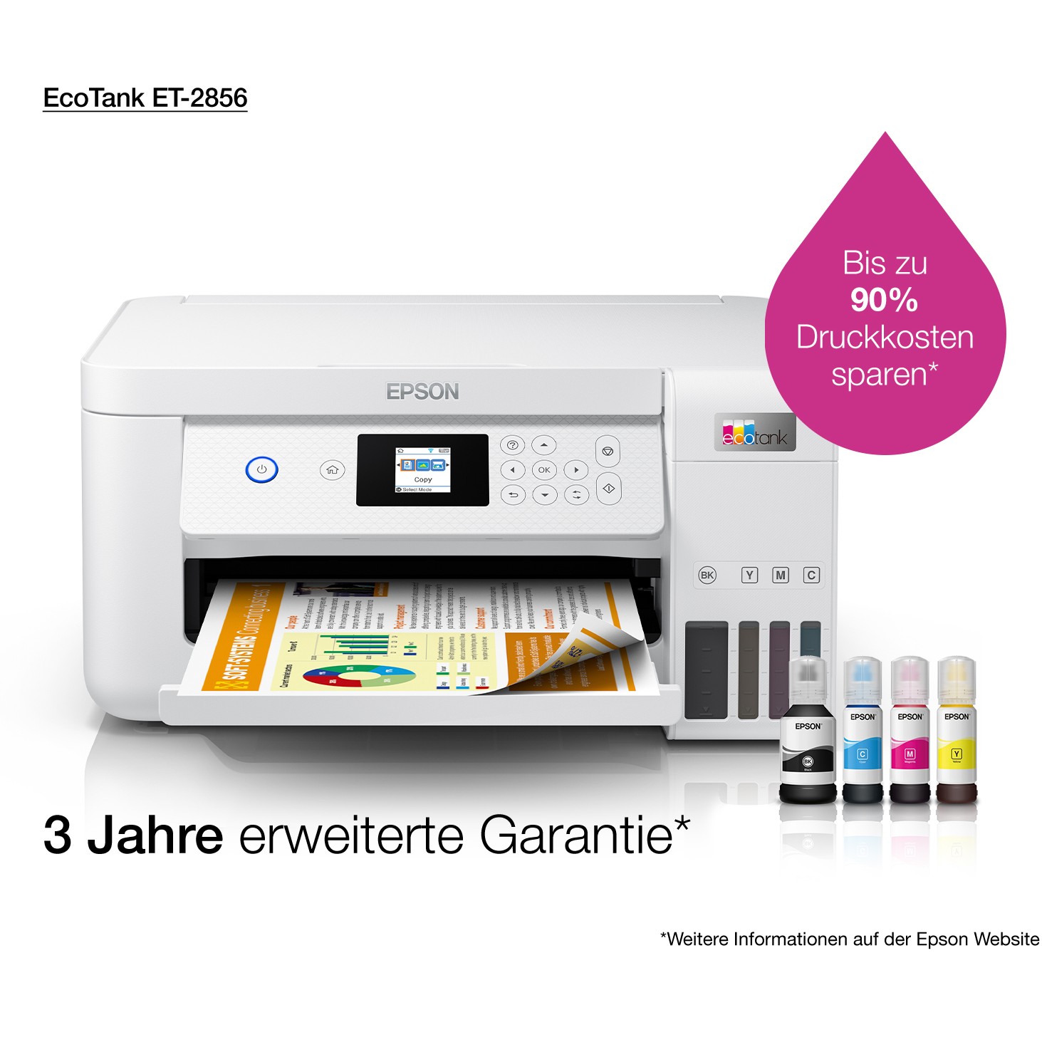Inkjet pisač EPSON EcoTank ET-2856 A4 5760 x 1440 DPI 33 ppm Wi-Fi-16