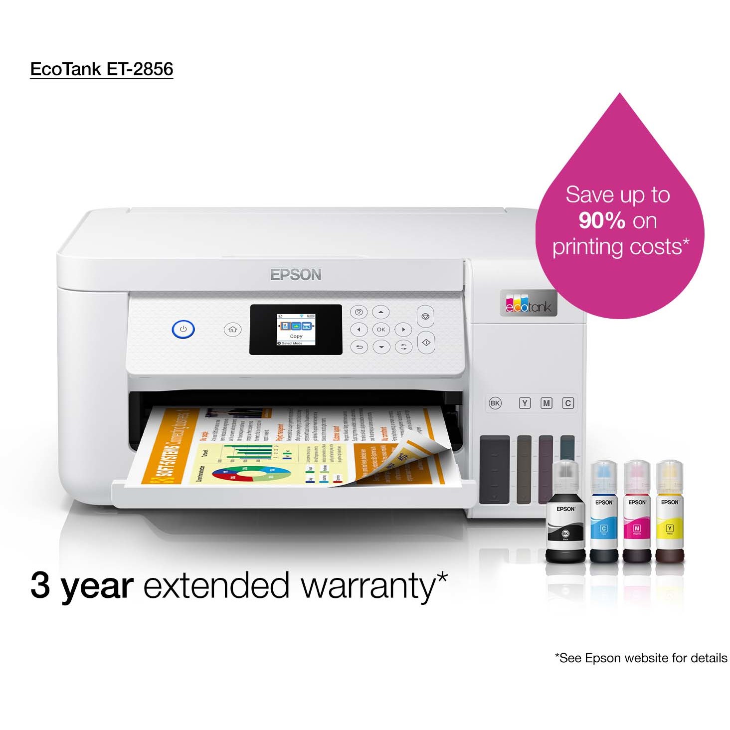 Inkjet pisač EPSON EcoTank ET-2856 A4 5760 x 1440 DPI 33 ppm Wi-Fi-17