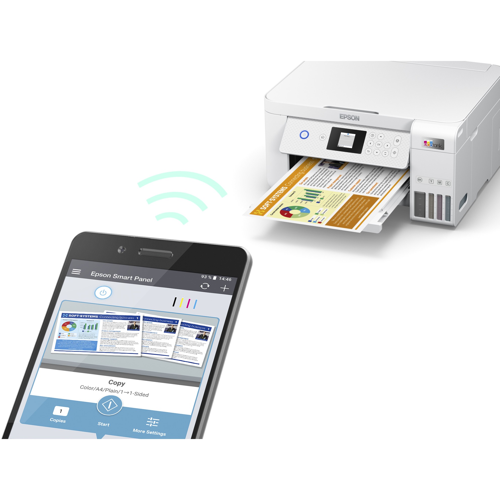 Inkjet pisač EPSON EcoTank ET-2856 A4 5760 x 1440 DPI 33 ppm Wi-Fi-24
