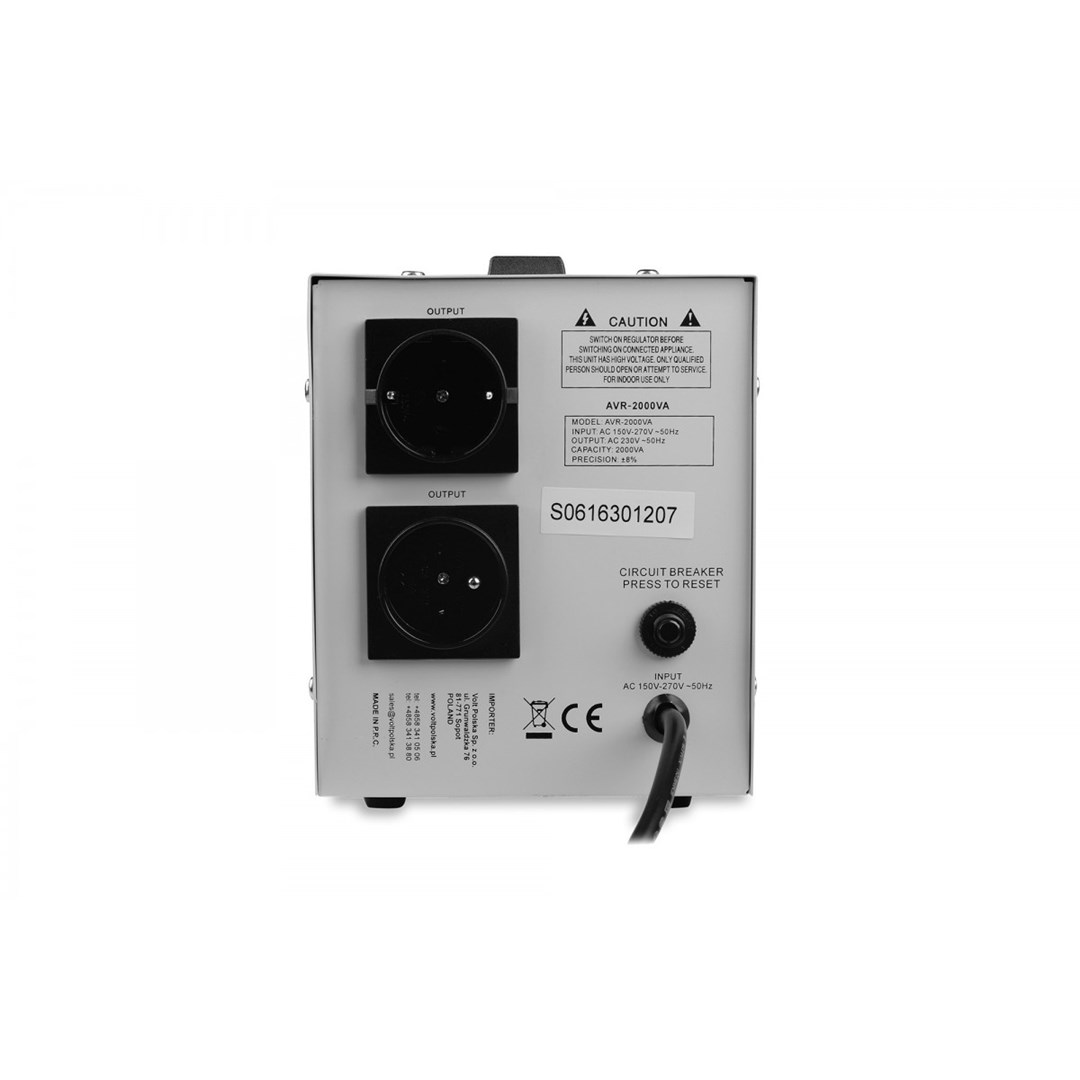 Stabilizator napona AVR 2000VA 8-11% (5903111886998)-1