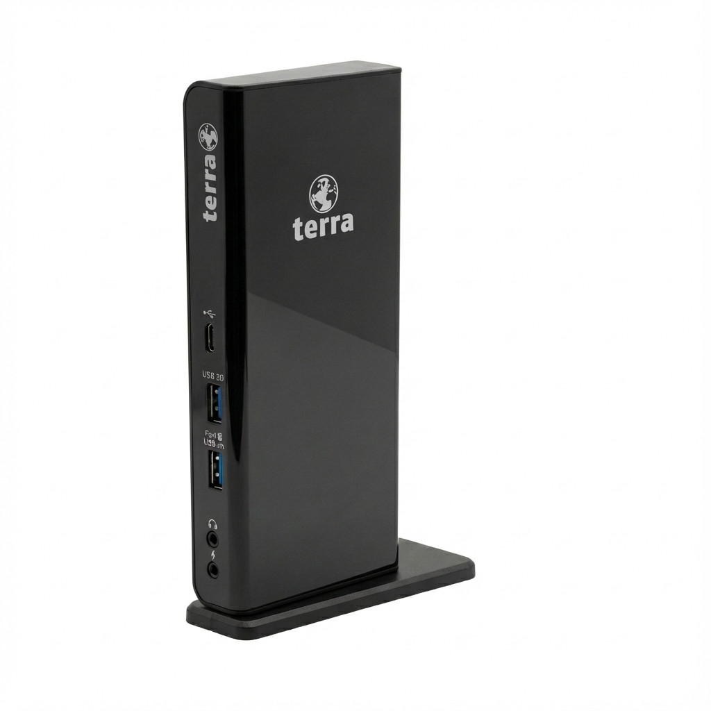 Docking Station TERRA MOBILE 732 USB-A/C Dual Display (5V/4A napajanje, USB-A/C kabel)