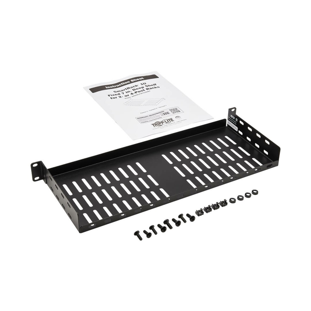 Rack polica TRIPP LITE SmartRack SRSHELF2P1USHRT (1u, ventilirana, dubina 17.8 cm, nosivost 18 kg)-7