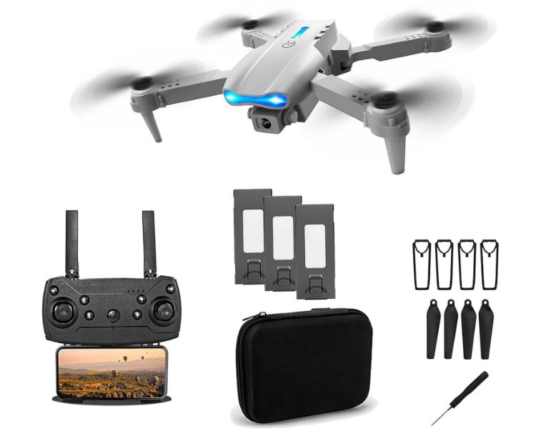 Dron E99 Pro Drone (3 baterije + torbica, 1800mAh)-1