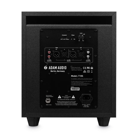 Subwoofer ADAM AUDIO T10S Black (Pasivni, 130 W, Frekvencijski raspon 28 - 120 Hz, Promjer zvučnika 25.4 cm, Crna)-1