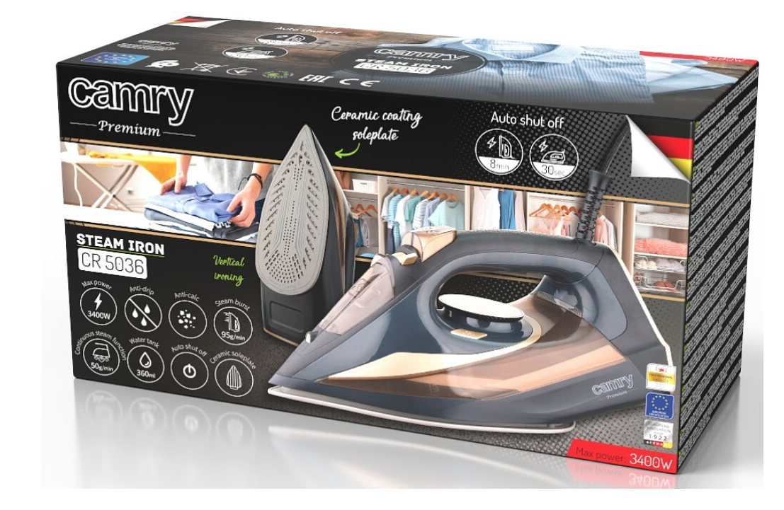 Parno glačalo CAMRY CR 5036 (3400W)-5
