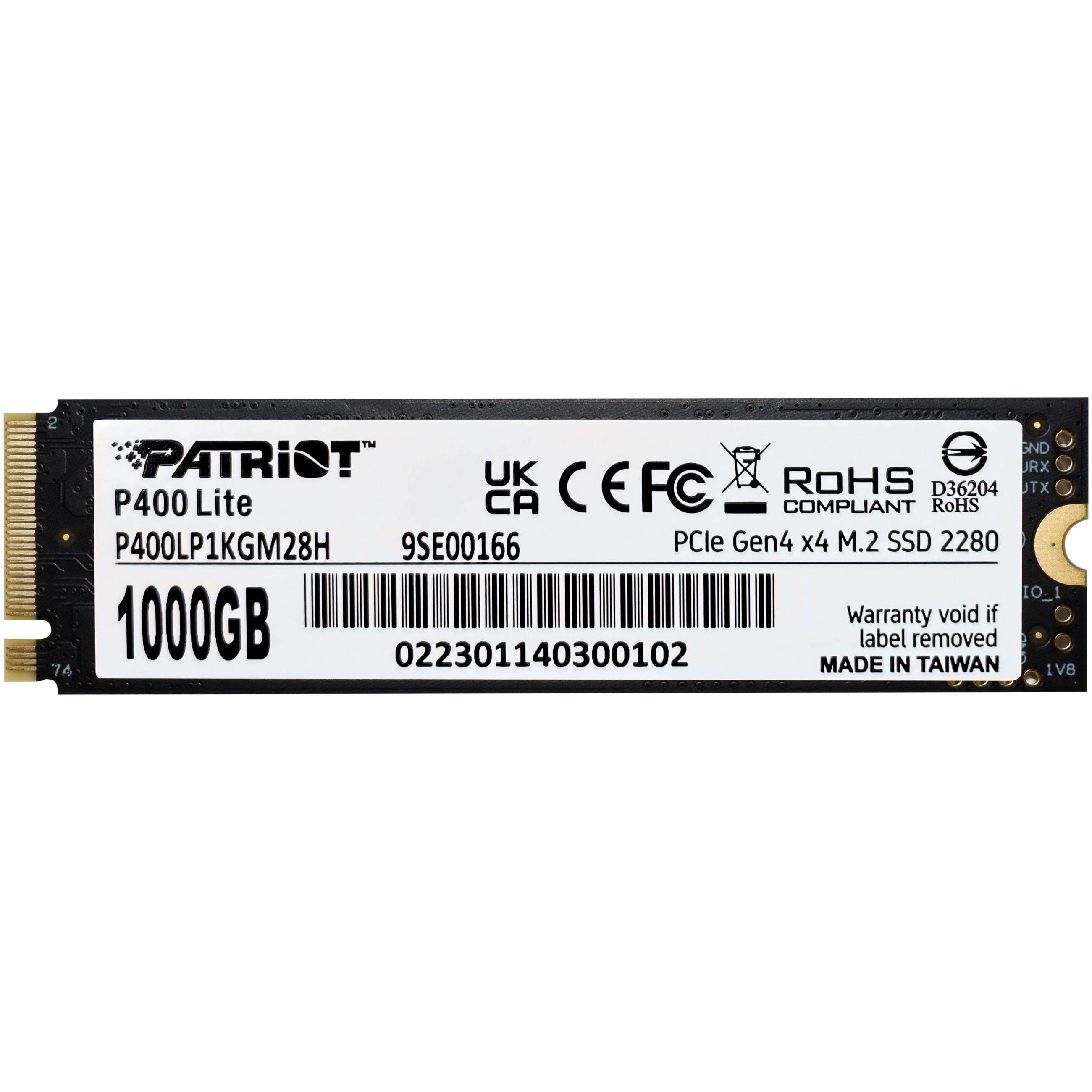 SSD PATRIOT Viper P400 Lite M.2 PCI-Ex4 NVMe 1000GB-4