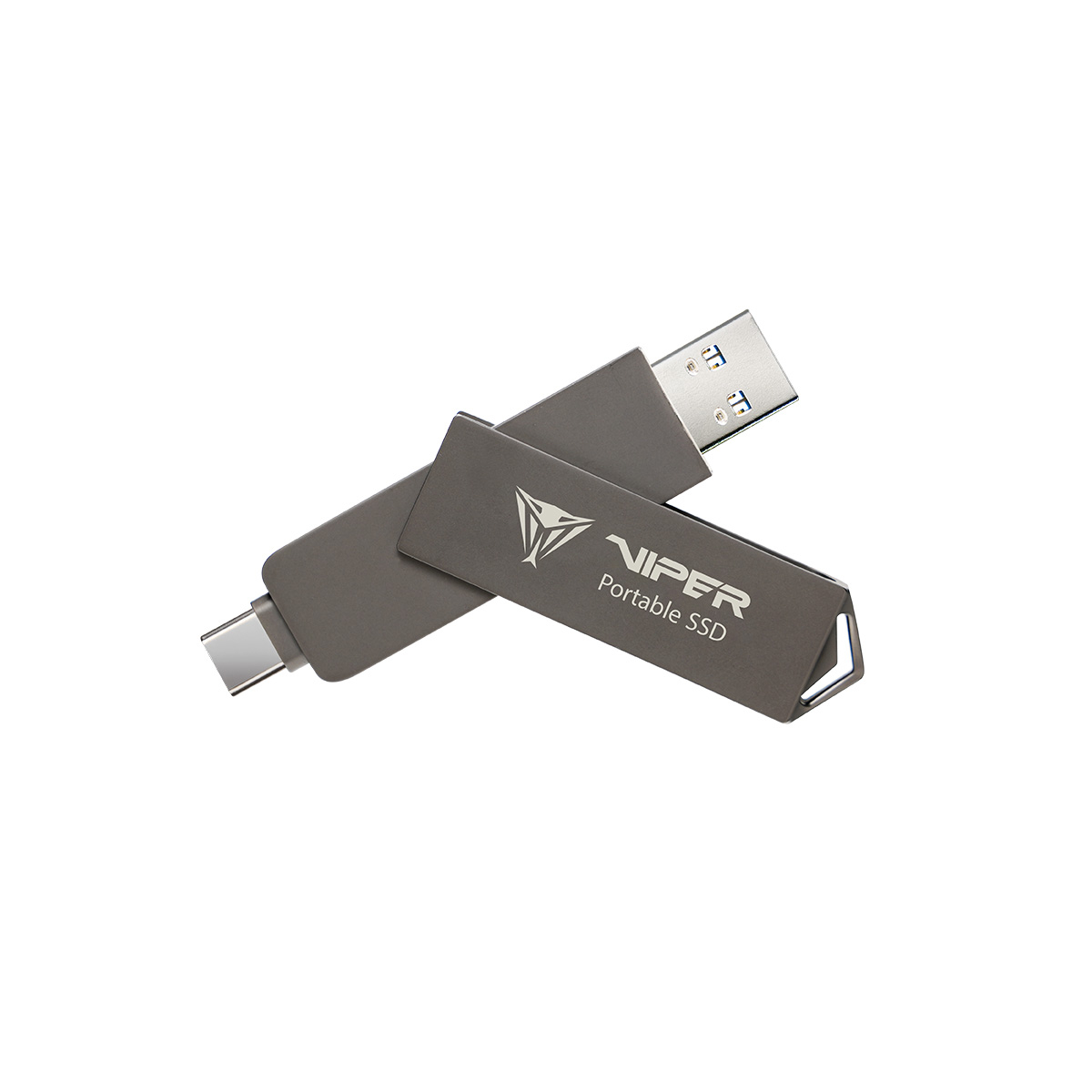 Dysk SSD Patriot PVP30 1TB 1000MB/s USB Duo A+C 3.2 Gen2 Alu-0