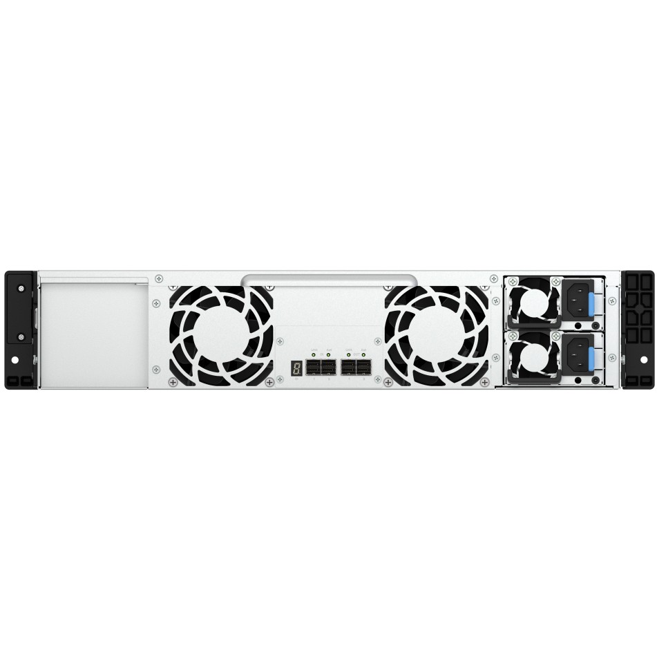 QNAP TL-R1200PES-RP storage drive enclosure HDD/SSD enclosure Black, Grey 2.5/3.5"-7