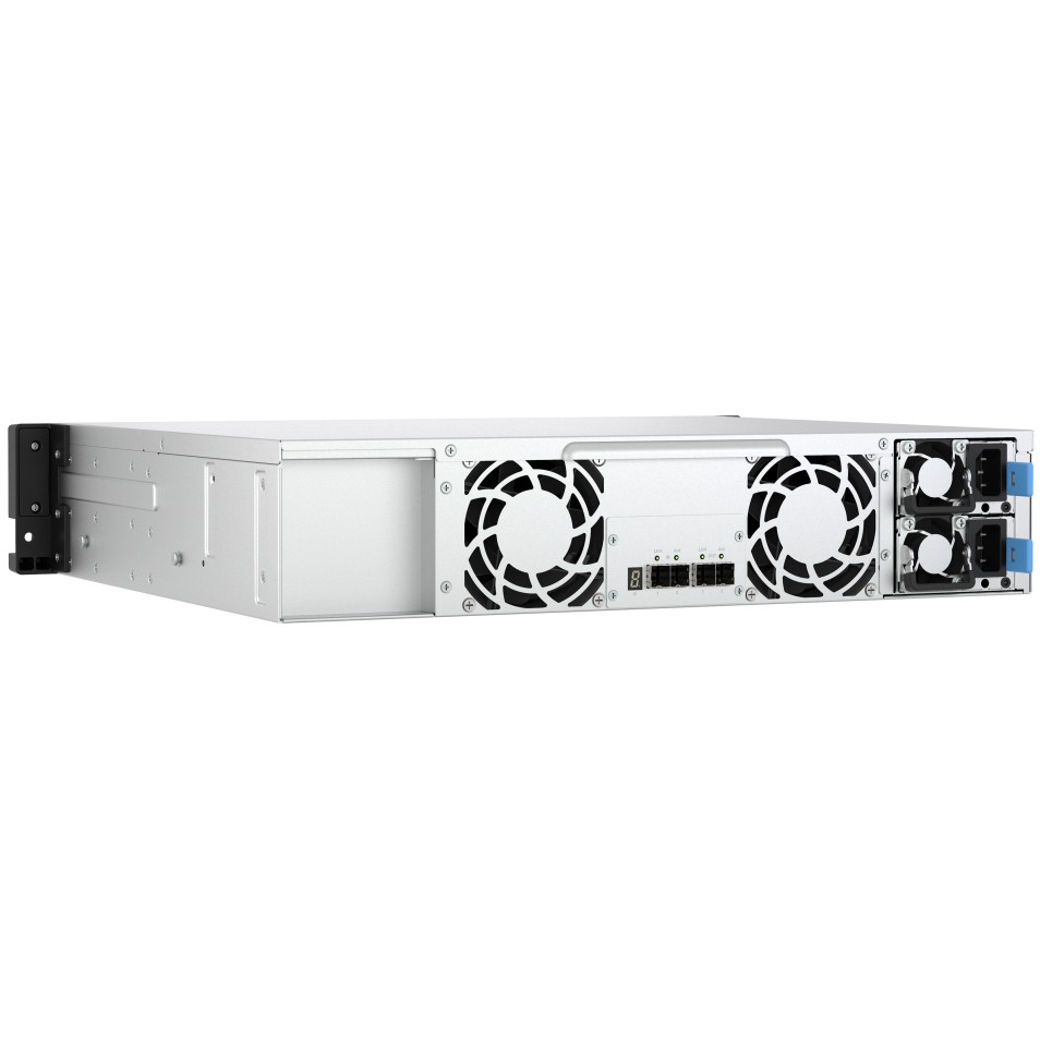 QNAP TL-R1200PES-RP storage drive enclosure HDD/SSD enclosure Black, Grey 2.5/3.5"-8