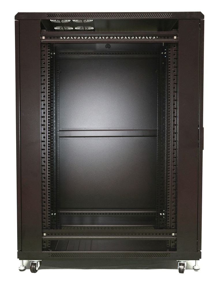 Ormar za montažu Extralink Rackmount 27U (600x1000, crni, stojeći)-1