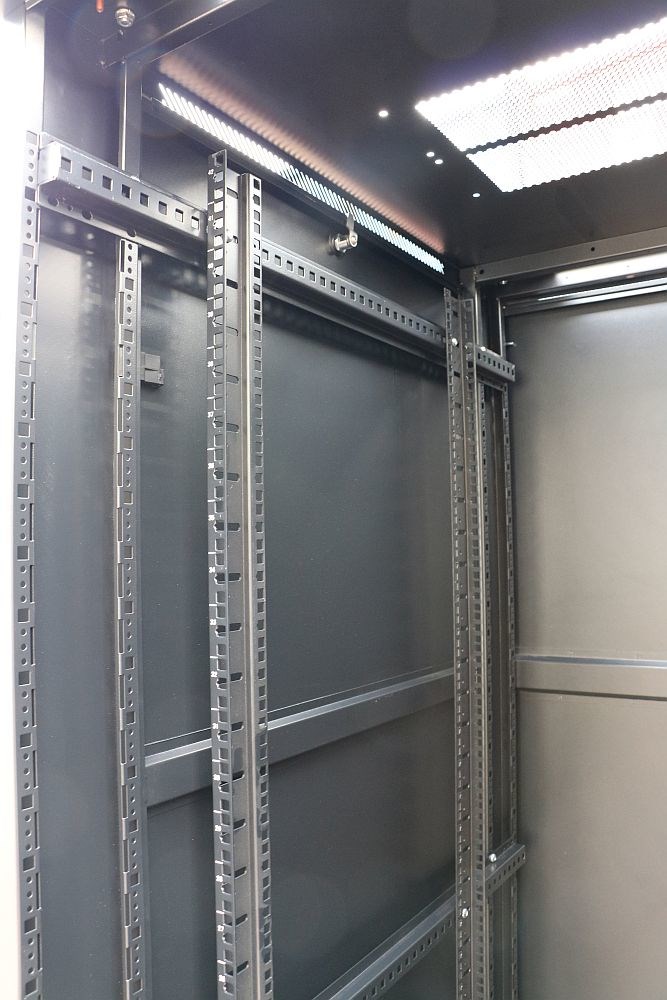 Mrežni ormar EXTRALINK 42U 600x800 (stojeći, 800 kg, staklena vrata, IP20)-3
