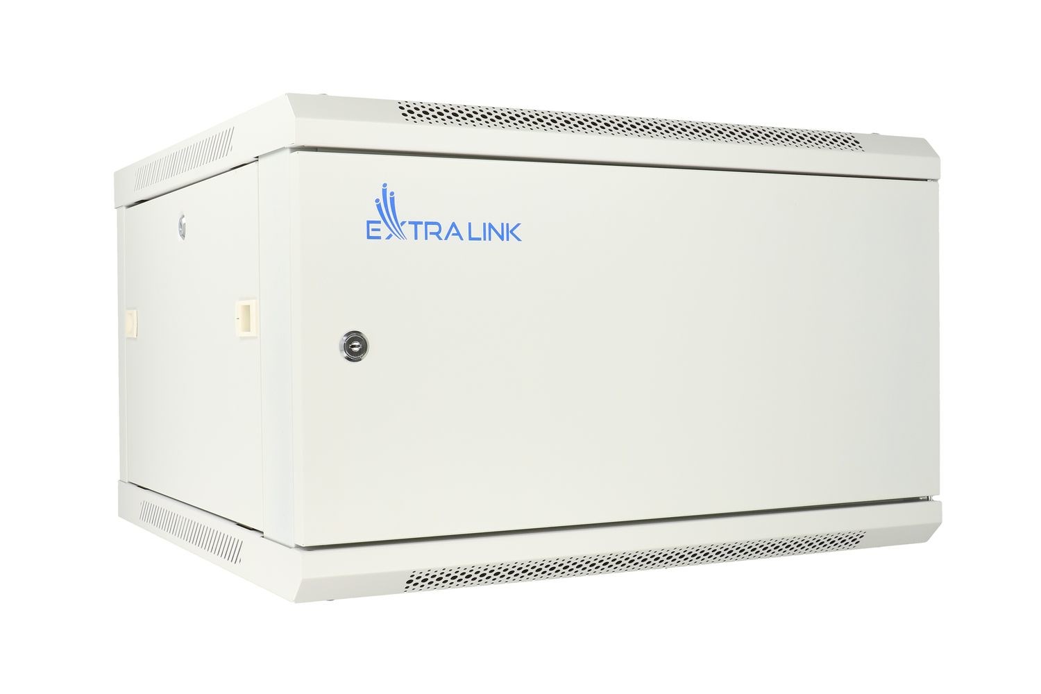 Ormar za montažu na zid Extralink Rackmount 6U (600x450, siva, metalna vrata, nosivost 40 kg)-2