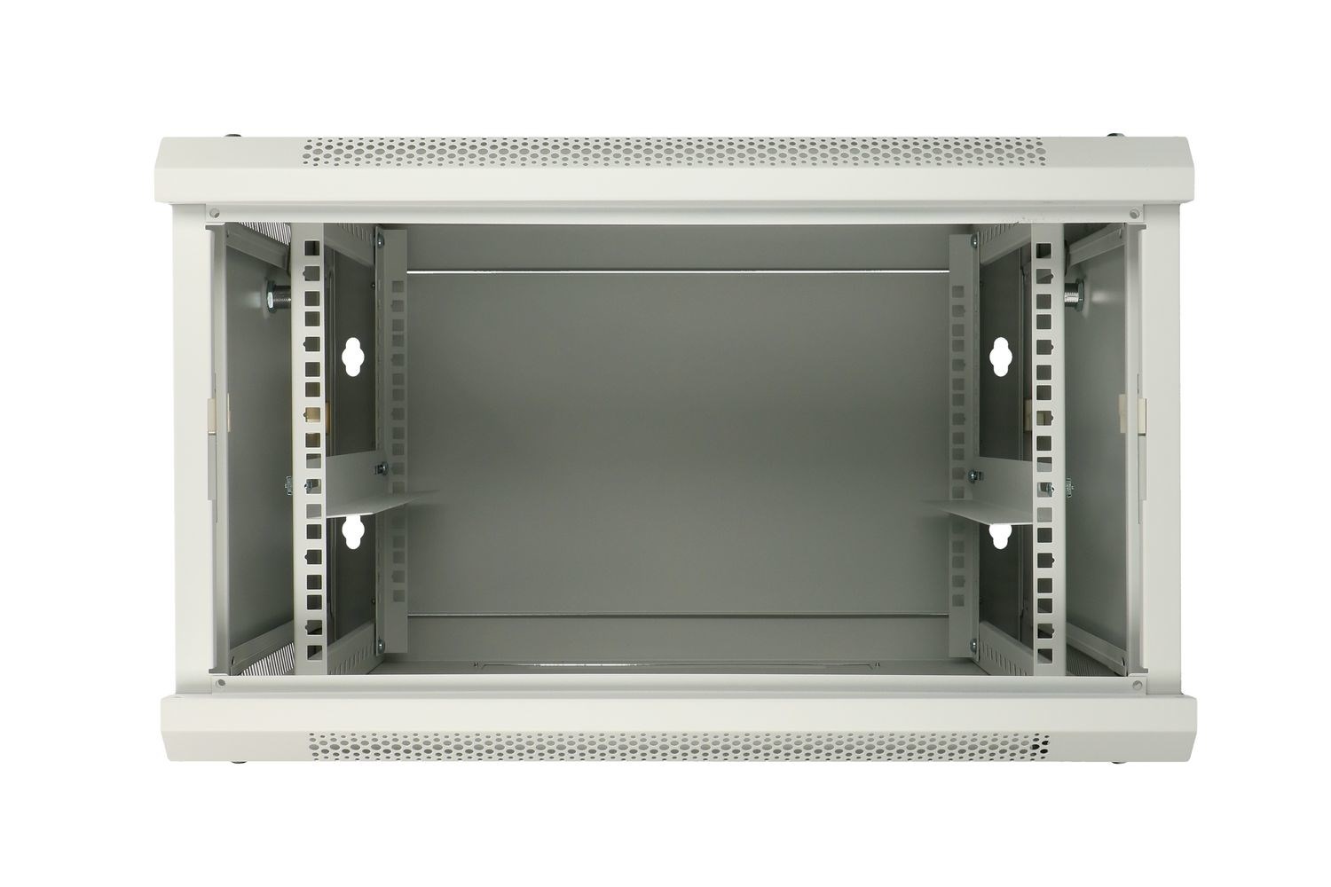 Ormar za montažu na zid Extralink Rackmount 6U (600x450, siva, metalna vrata, nosivost 40 kg)-4