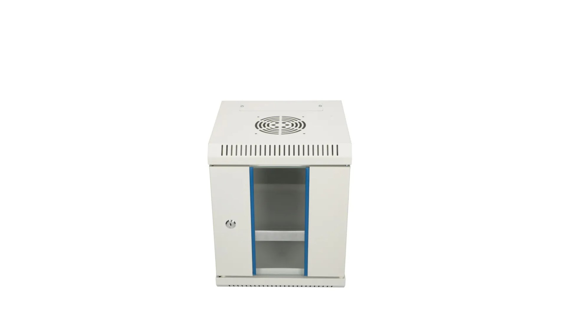 Zidni mrežni ormar EXTRALINK 6U 10" (300x300mm, sivi)-5