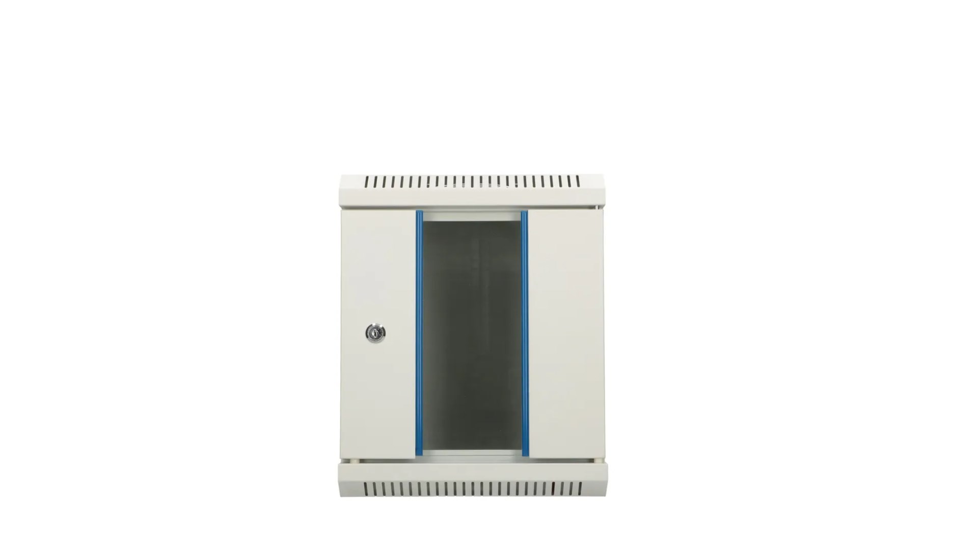 Zidni mrežni ormar EXTRALINK 6U 10" (300x300mm, sivi)-0