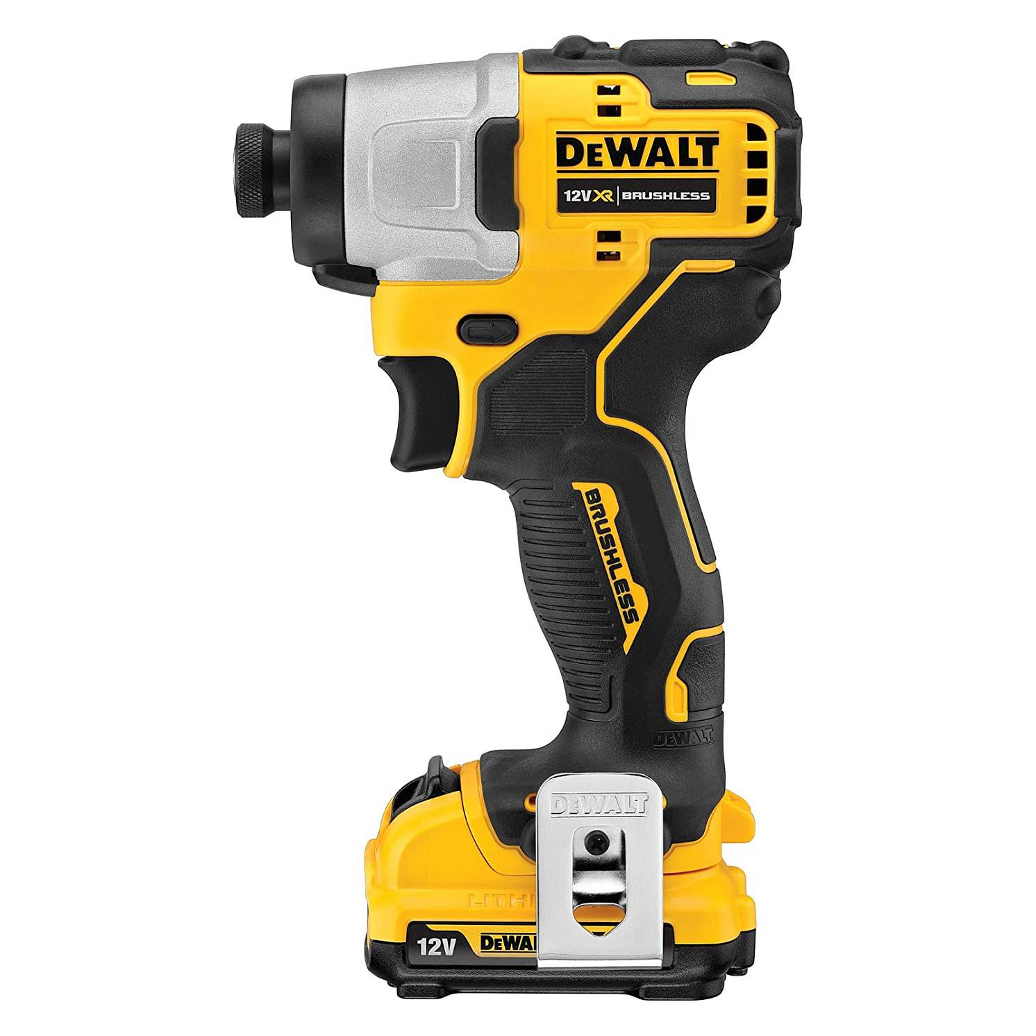 Akumulatorski udarni odvijač DEWALT DCF801D2-QW (12V, 163 Nm, 2x 2.0Ah baterije, bez četkica)-0