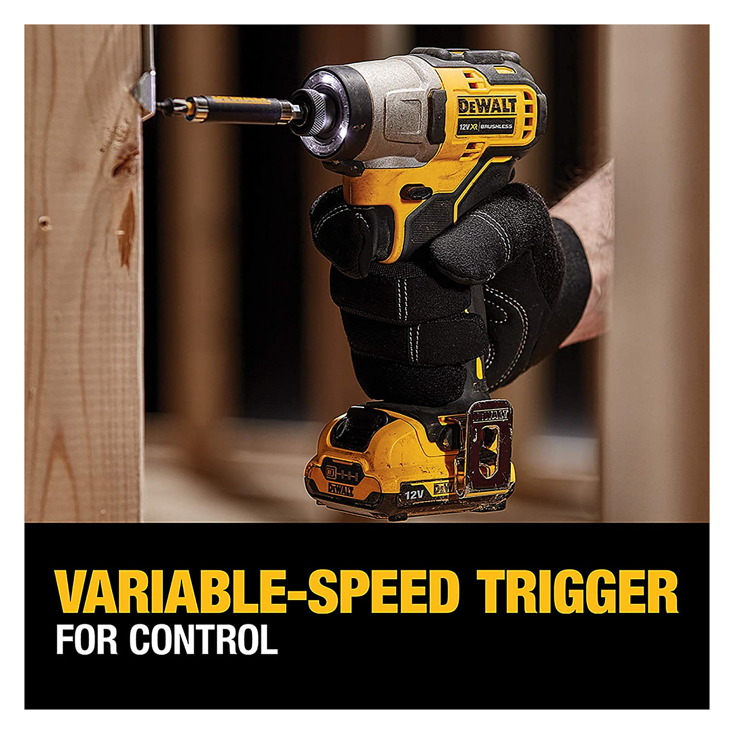 Akumulatorski udarni odvijač DEWALT DCF801D2-QW (12V, 163 Nm, 2x 2.0Ah baterije, bez četkica)-4
