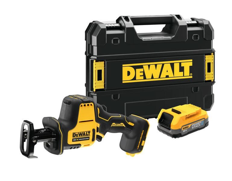 Recipročna pila DEWALT AKU1,7AH, TSTAK, 18V-0